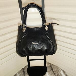 Valentina Elegant Black Shoulder Bag